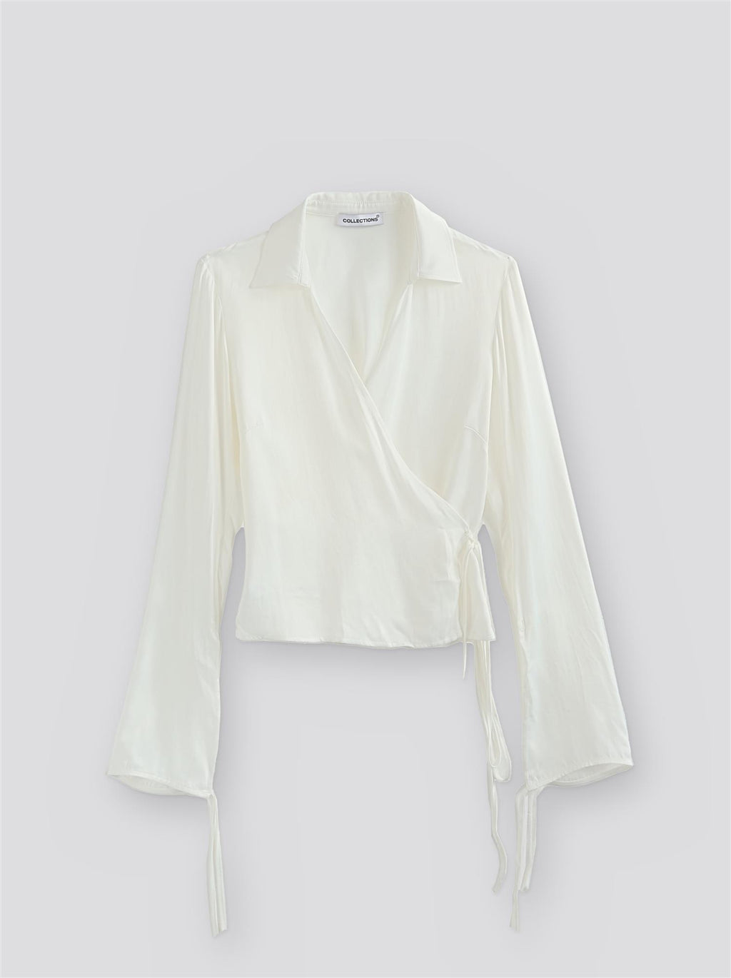 Lucja Wrap Top - Cream - F5 Concept Store