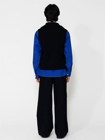 Huan Merino Full Zip Vest - Black - F5 Concept Store
