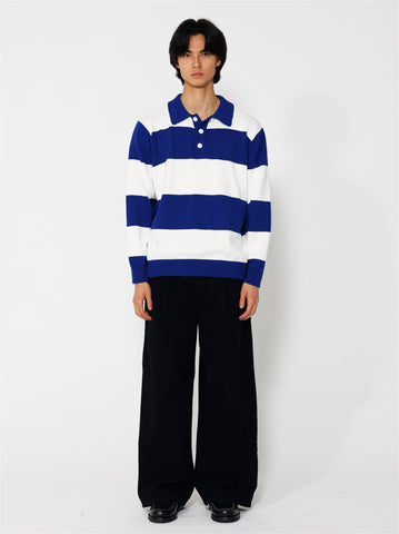 Bowen Sweater - Royal Blue/White Stripes - F5 Concept Store