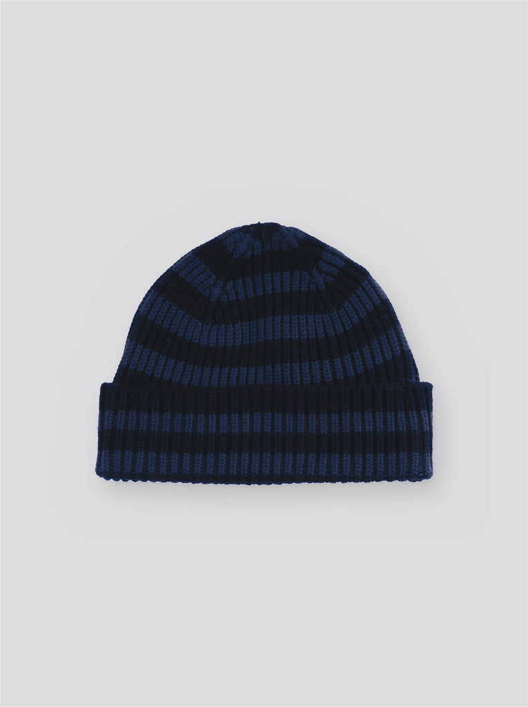 Bo Chunky Beanie - Black/Blue - F5 Concept Store
