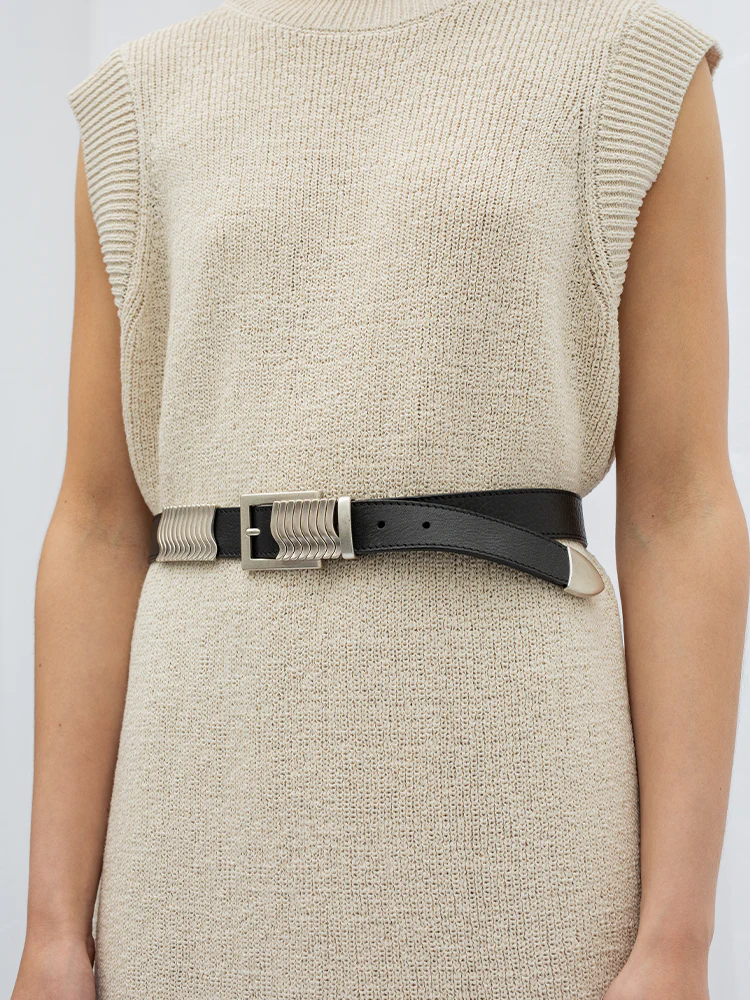Rattle Belt - Black/Silver - F5 Concept Store