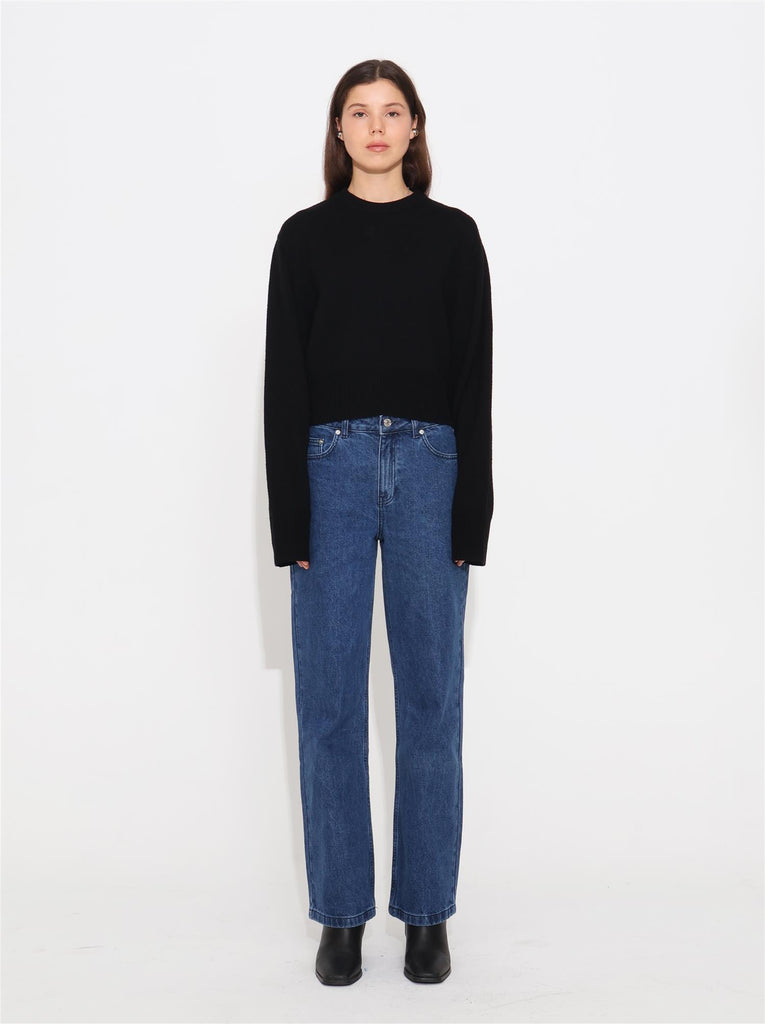 Liena Merino Sweater - Black - F5 Concept Store