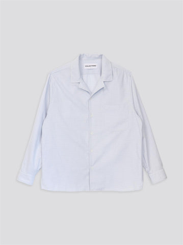 Lew Longsleeve Shirt - Blue/White Checks - F5 Concept Store