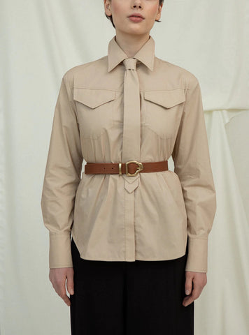 Ako mini belt - Nutmeg/Gold - F5 Concept Store