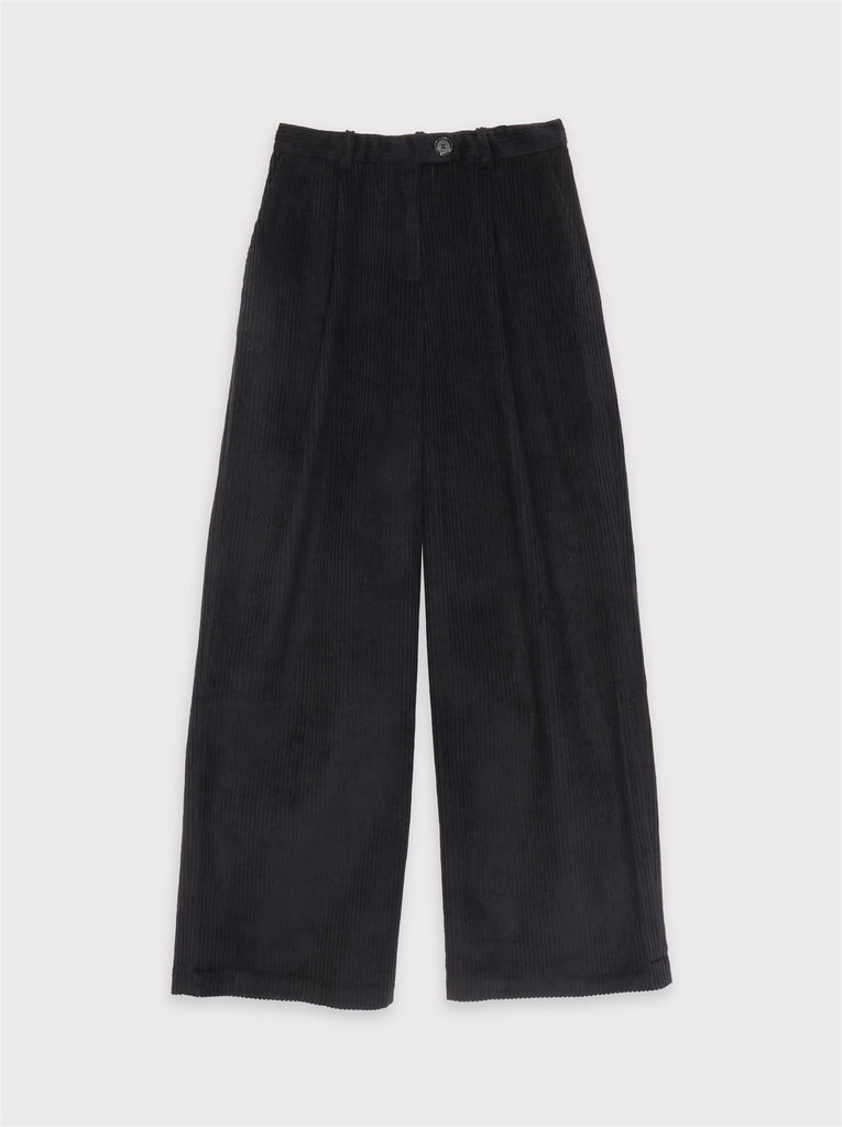 Iwona Cord Pants - Black - F5 Concept Store