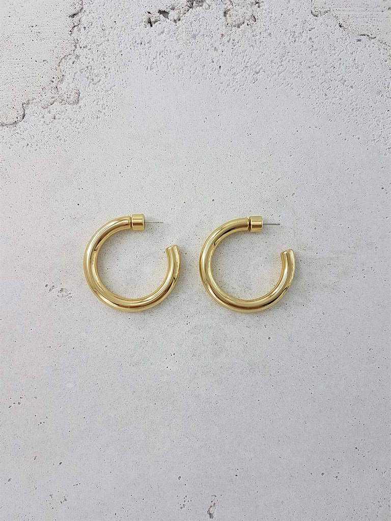 Luisa Hoops - 18K Gold - F5 Concept Store